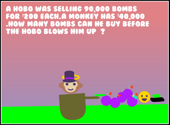 Kids love bombs. Almost as much as poop.